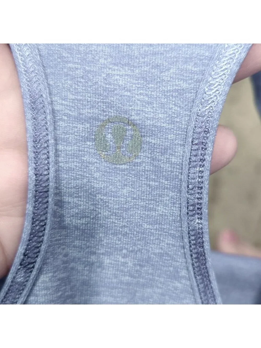 Lululemon Cool Razorback tank Heathered purple reversible